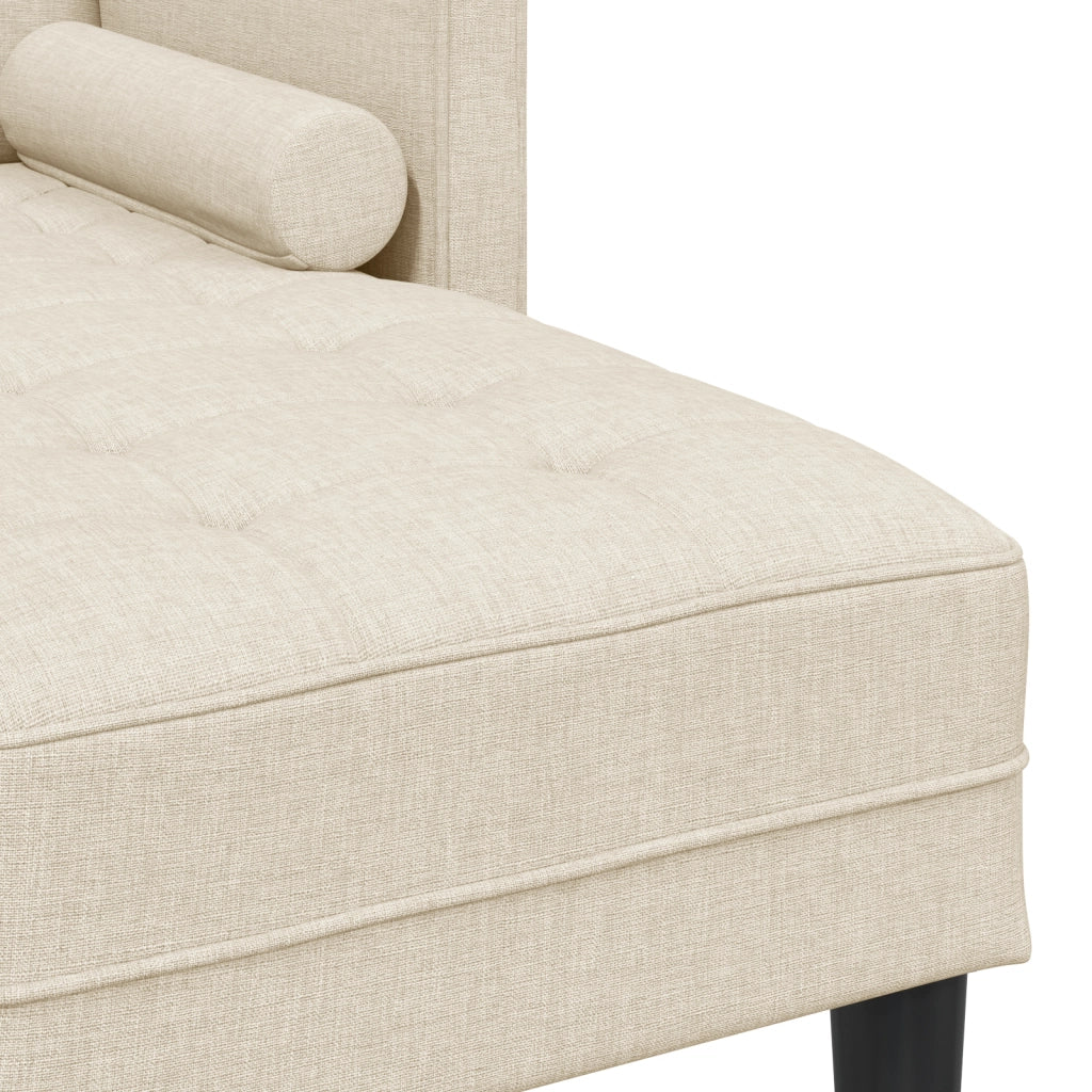 Set di divani 2 pezzi con cuscini in lino