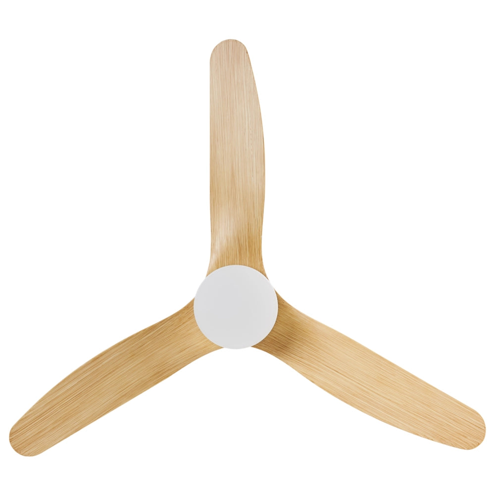 Lampadario con Ventilatore Radiocomandato marrone chiaro 3 velocità timer regolazione della luce