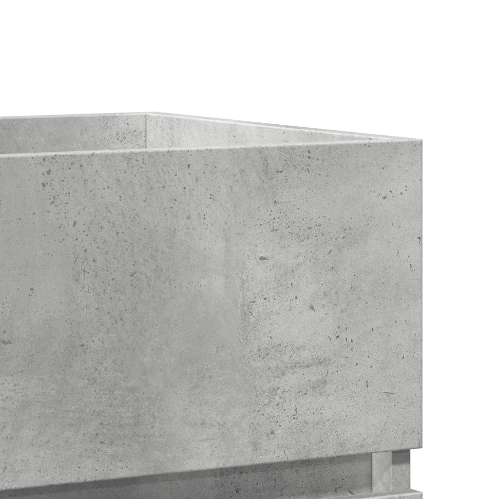 vidaXL Mobile Lavabo Grigio Cemento 41x38,5x45 cm in Legno Multistrato