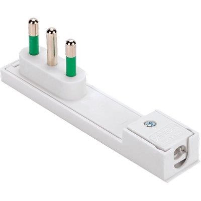 SPINA MOBILE RIBASSATA CLOCK FME - BIANCO 2P+T 16A- 3 pezzi