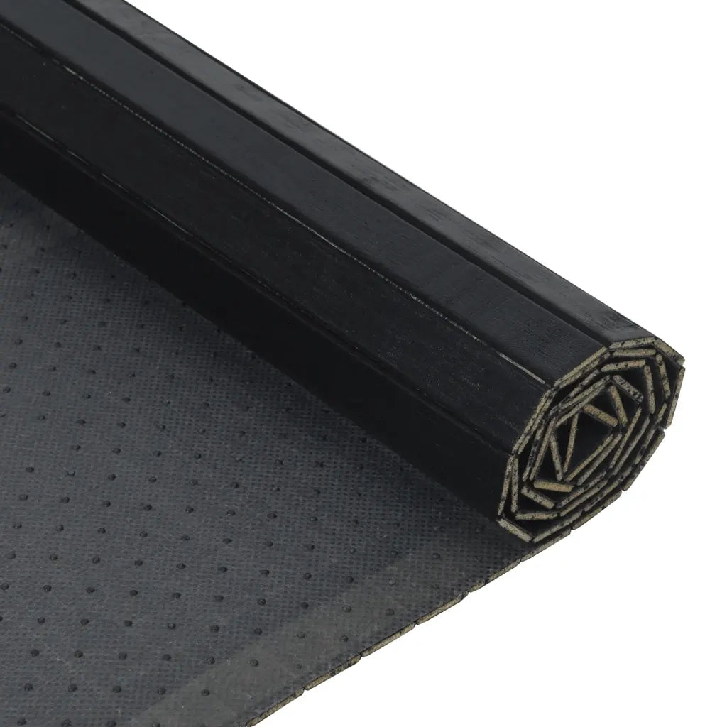 Tappeto Rettangolare Nero 100x300 cm in BambÃ¹