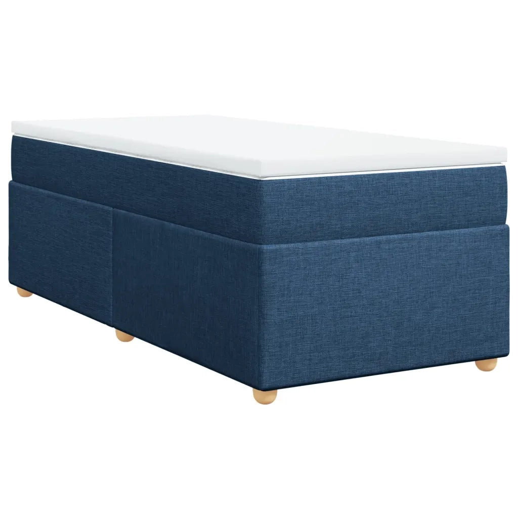 Giroletto a Molle con Materasso Blu 90x190 cm in Tessuto 3285344