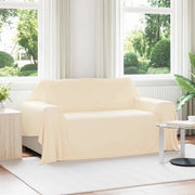 Coperte da Pile 6 pcs Crema 280 x 210 cm Panno 42017138