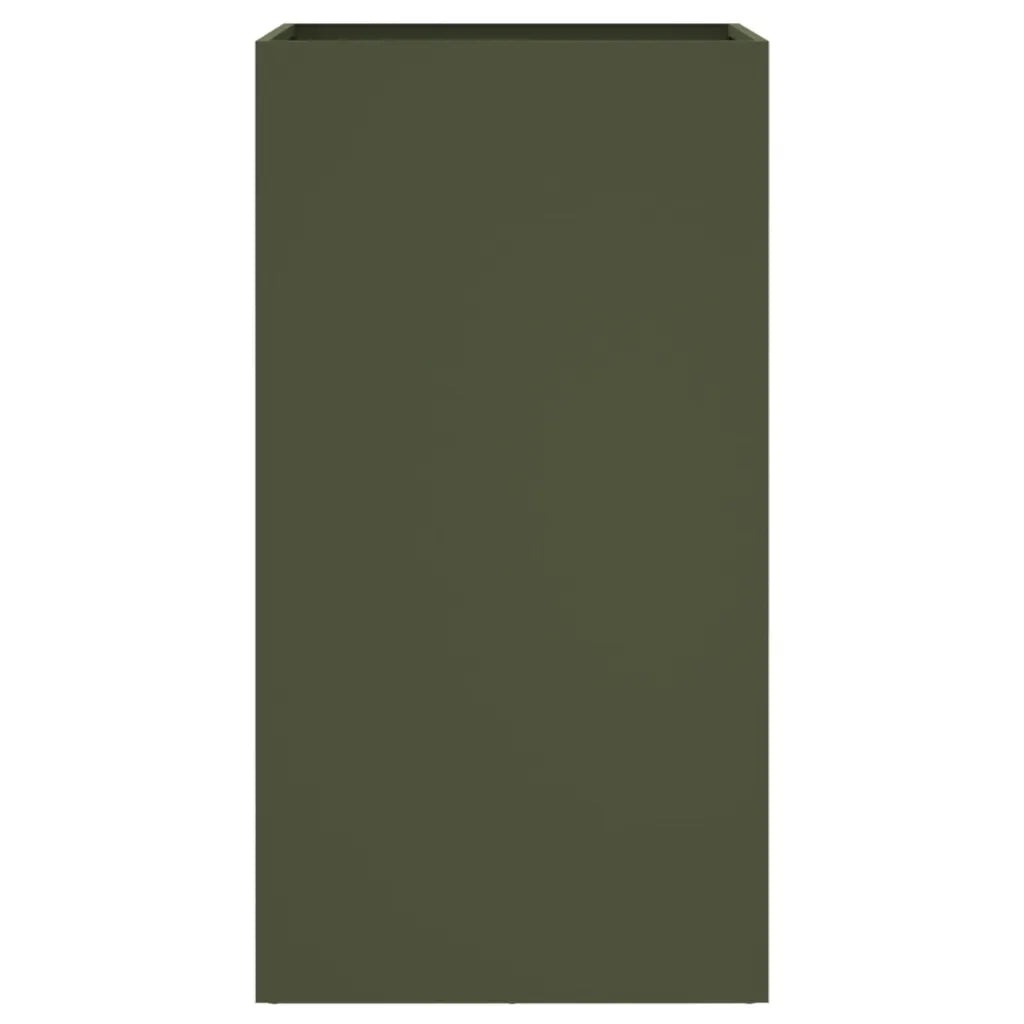 Fioriera Verde Oliva 42x38x75 cm in Acciaio 841580