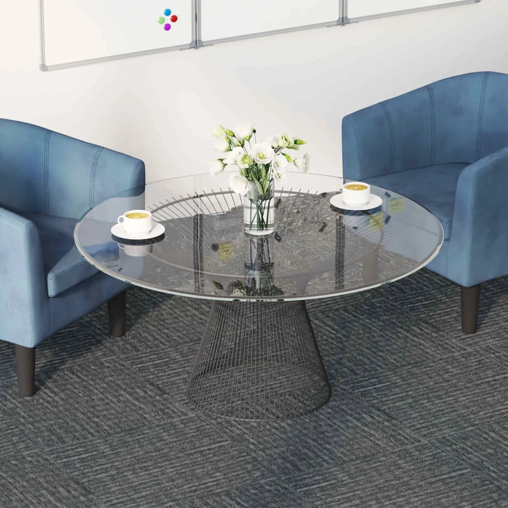 Piastrella per Tappeto Grigio Cemento 50 x 50 cm 36 pz CFW8515598