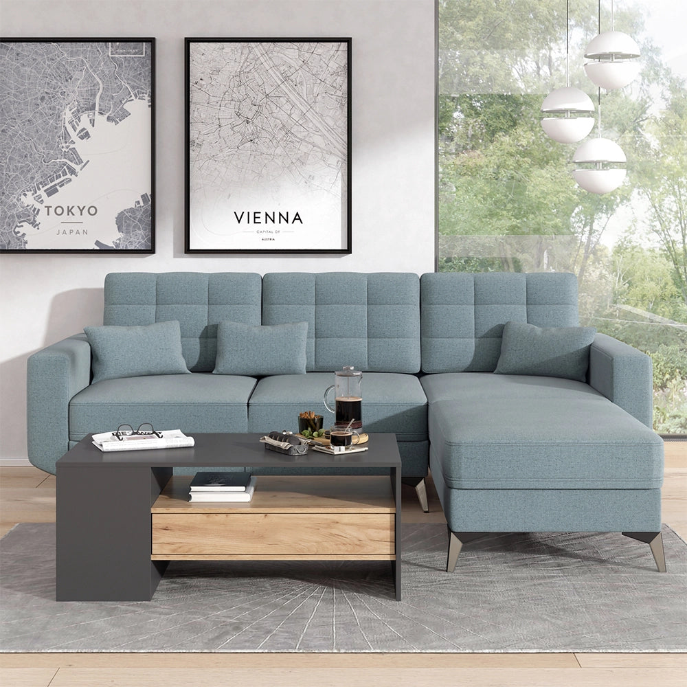 Vicco Tavolino Quercia dorata 110 x 60 cm