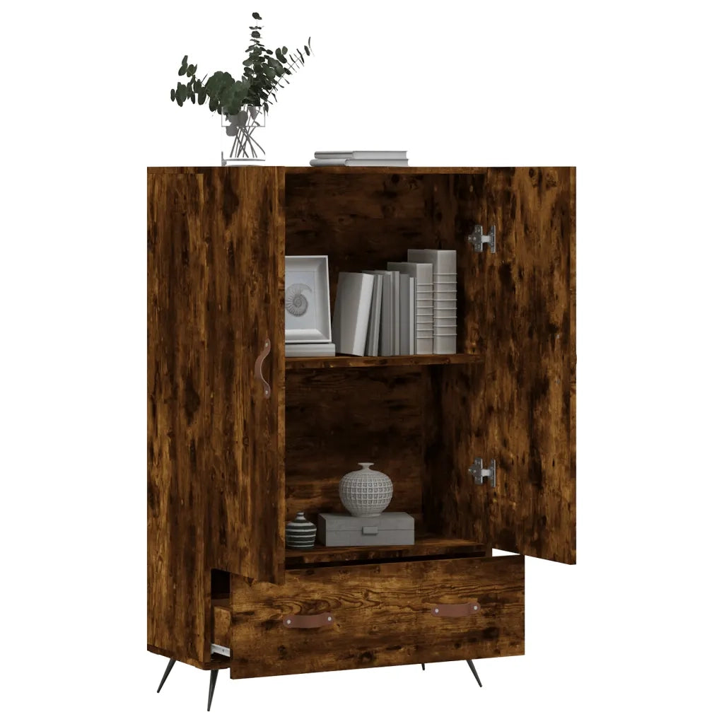 Credenza Rovere Fumo 69,5x31x115 cm in Legno Multistratocod mxl 105316