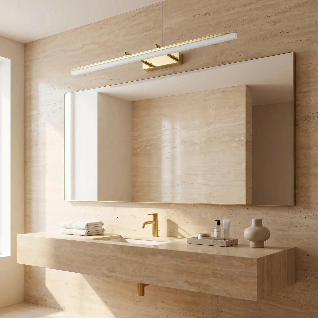 Applique Da Bagno Led APP1874-1W 80cm Gold
