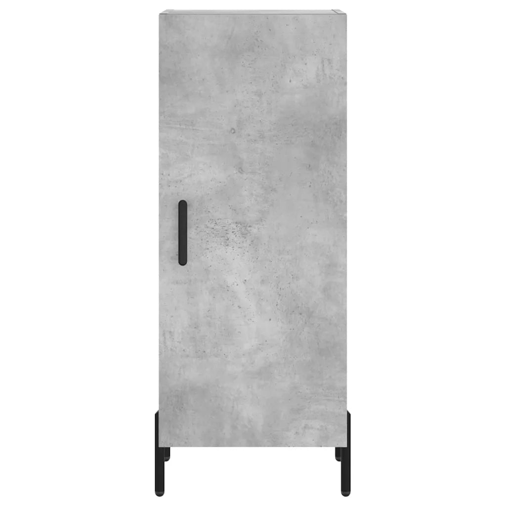 Credenza Grigio Cemento 34,5x34x180 cm in Legno Multistrato 3200141