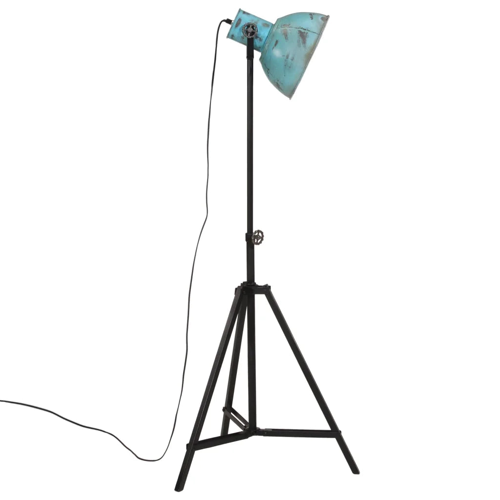 Lampada da Terra 25 W Blu Anticato 61x61x90/150 cm E27 371867