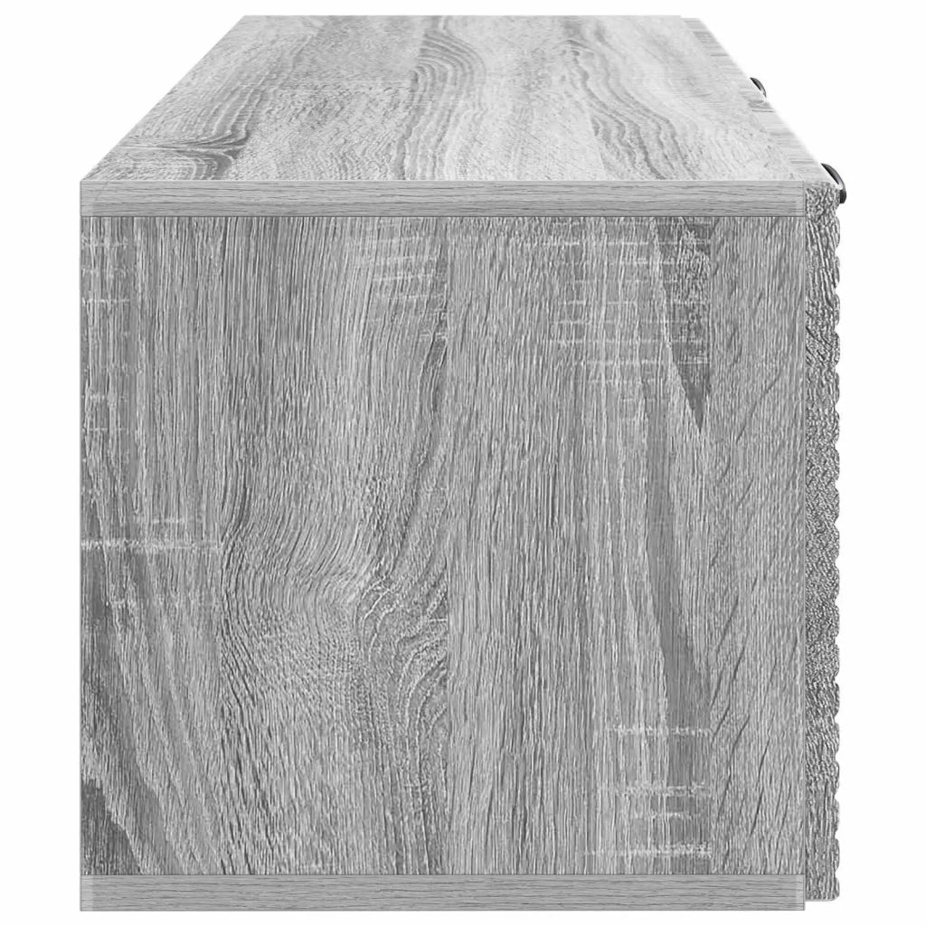 Mobile Porta TV da Muro Grigio Sonoma 78,5 x 31 x 30 cm