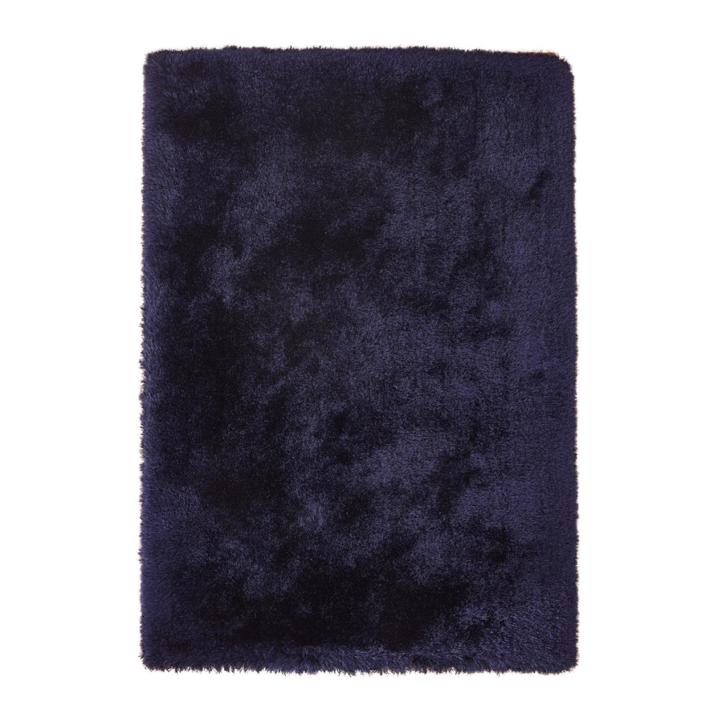 Tappeto a pelo lungo Cosy 400 in blu scuro