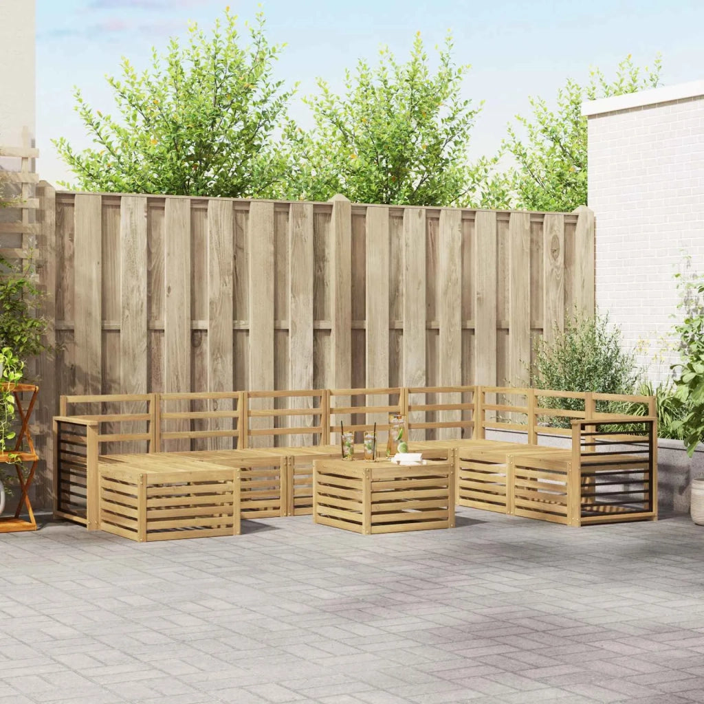 Set divani Legno di Acacia Massello 3392364