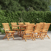 Sedie da Giardino Pieghevoli 8pz 47x63x90cm Legno Massello Teakcod mxl 124212