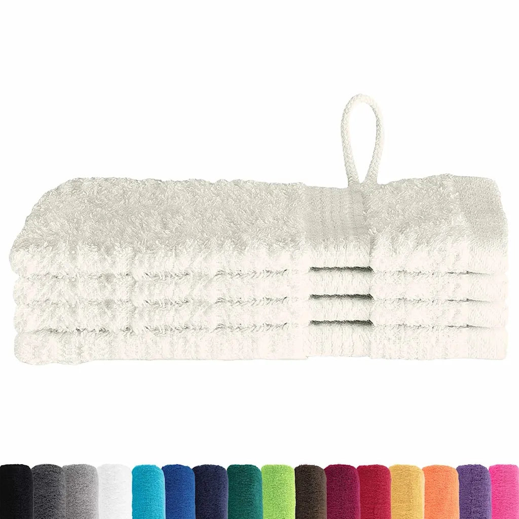vidaXL Panni per il viso SOLUND 4 pcs Crema Cotone