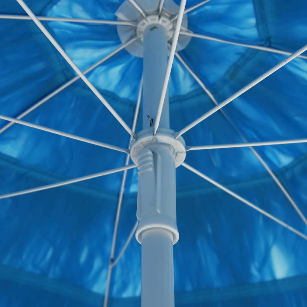 Ombrellone da spiaggia hawaiano 300 cm blu 02_0008390