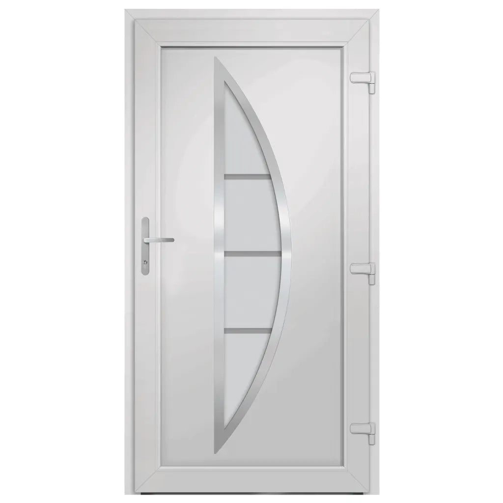 Porta Ingresso Antracite 108x208 cm in PVC 3187884