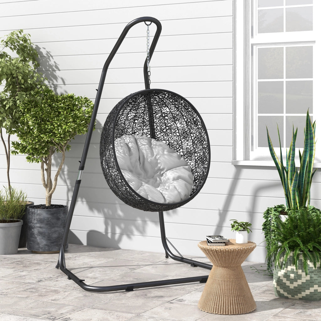 Supporto per Amaca ¨C Zephmum ¨C Nero 133x116x195/230 cm
