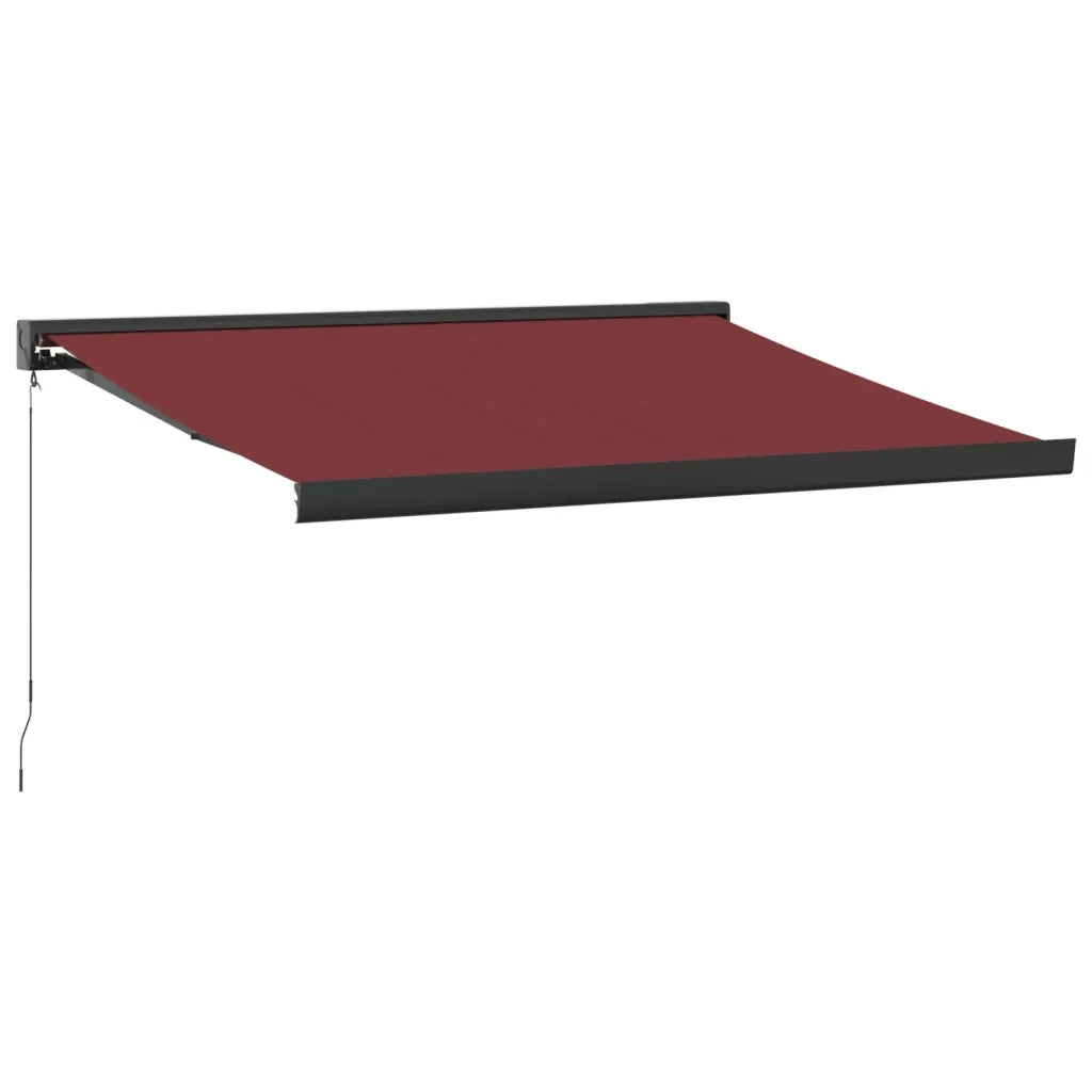 Tenda da Sole Retrattile Manuale Bordò 350x250 cm 3215319