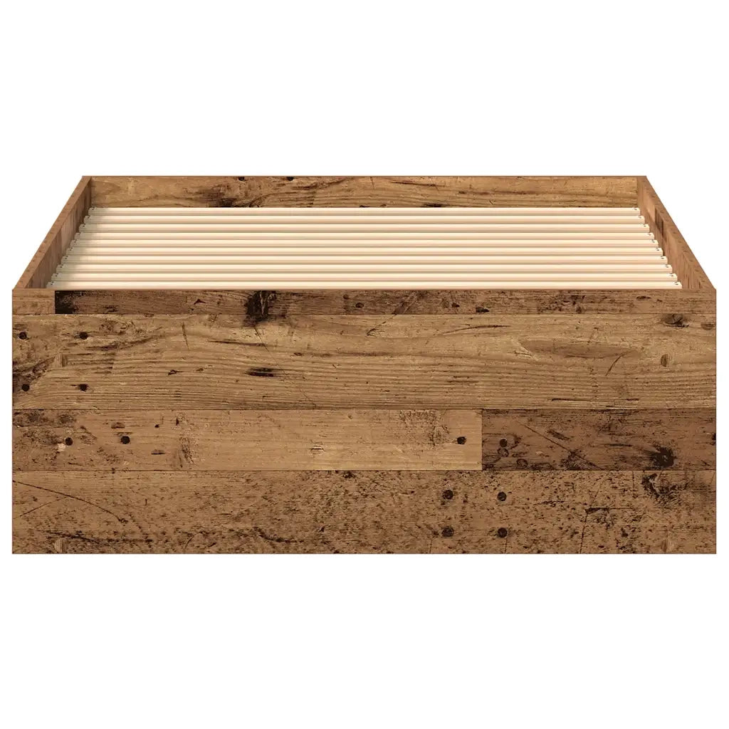 Giroletto senza Materasso Legno Antico 75x190 cm in Truciolato 3329309