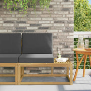Divano da Esterno con cuscino-Divano da Giardino Bianco 91 x 63 x 73 cm 524049