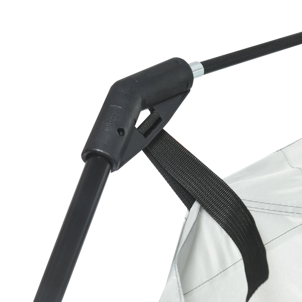 Tenda da giardino 3x3 m ¨C zephmum ¨C bianco con 4 zanzariere e 2 porte