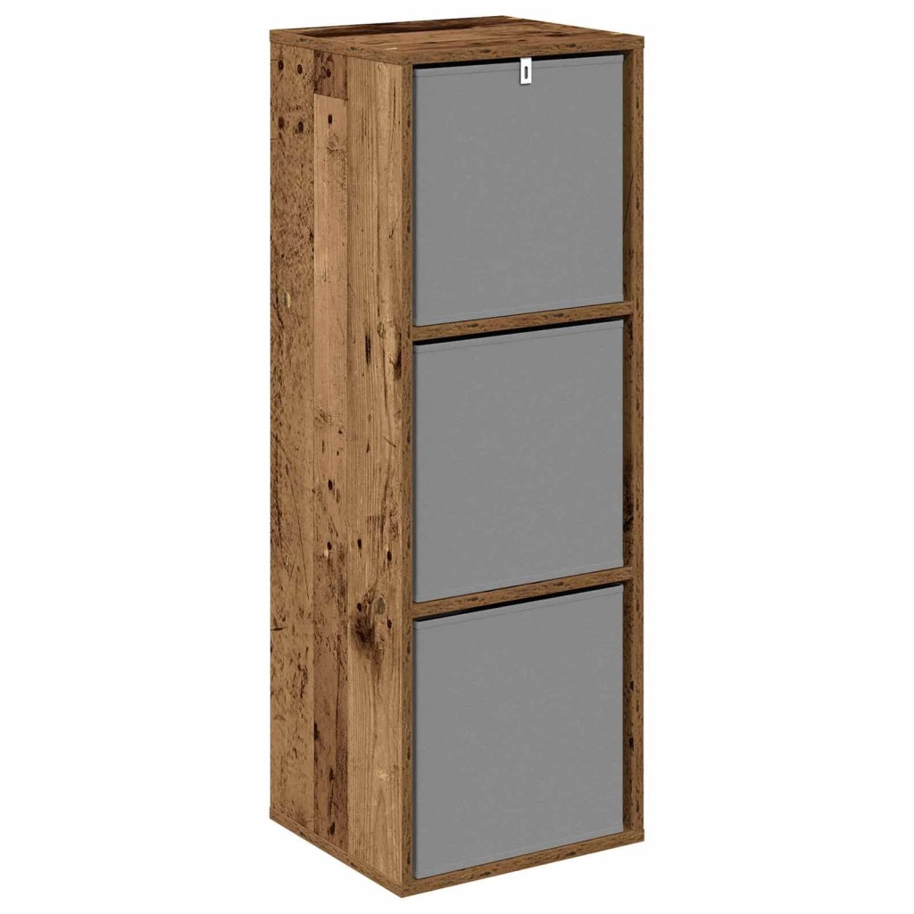 Credenza con cassetto Legno vecchio 35 x 32 x 99,5 cm 8000570