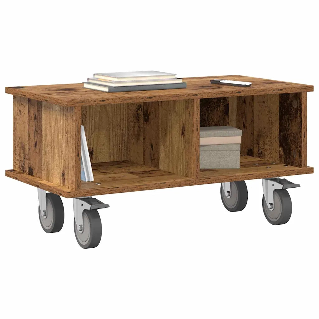 Supporto TV-Credenza per TV-Mobile TV Legno vecchio 68,5 x 35 x 35 cm Legno multistrato