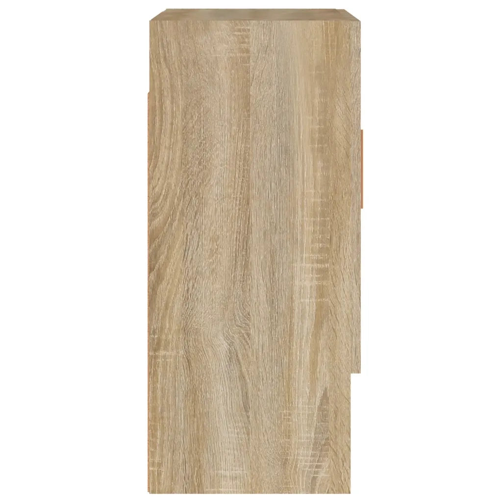 Armadietto a Muro Rovere Sonoma 60x31x70 cm Legno Multistrato cod mxl 48088