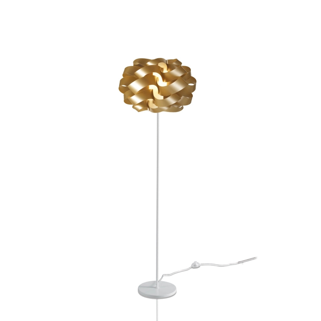 Piantana Moderna Cloud Polilux ® New Gold E Metallo 1 Luce E27
