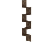 Pannello di supporto quadrato oscillante con 5 livelli, Columbia Noce
