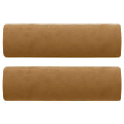 Cuscini Decorativi 2 pz Marrone ?15x50 cm in Velluto CFW8651898