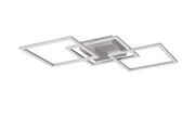 Plafoniera RL Trail quadrati cromata LED 31W 3000K
