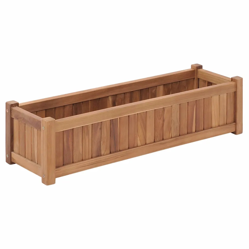 Letto Rialzato da Giardino 100x30x25 cm in Massello di Acacia cod mxl 54546