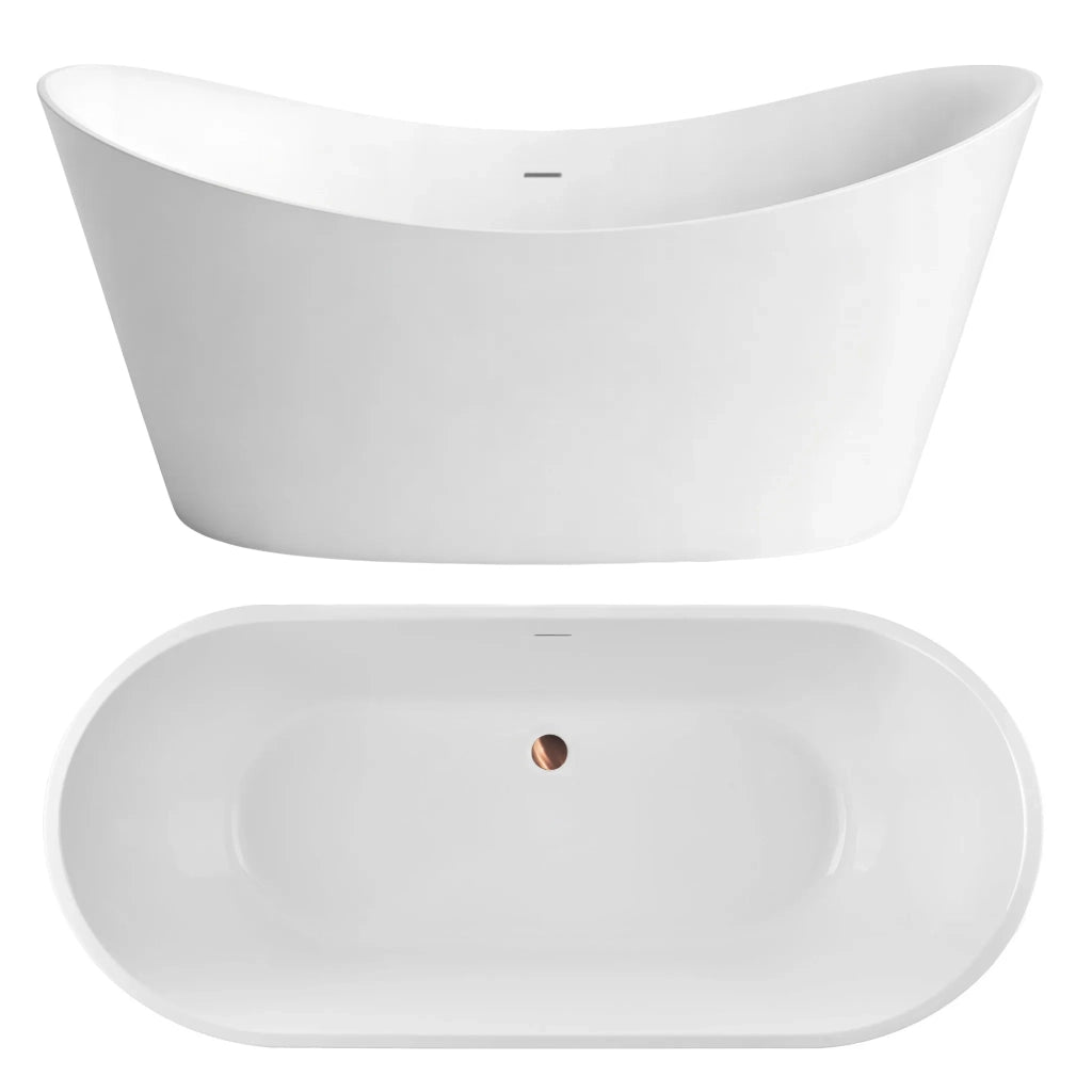 Vasca Bagno Da Terra Rea Ferrano 150 Copritappo nero