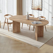 Nofalota, Tavolo Fisso 6 Posti, 200x90x75h cm Marrone Rovere Scuro