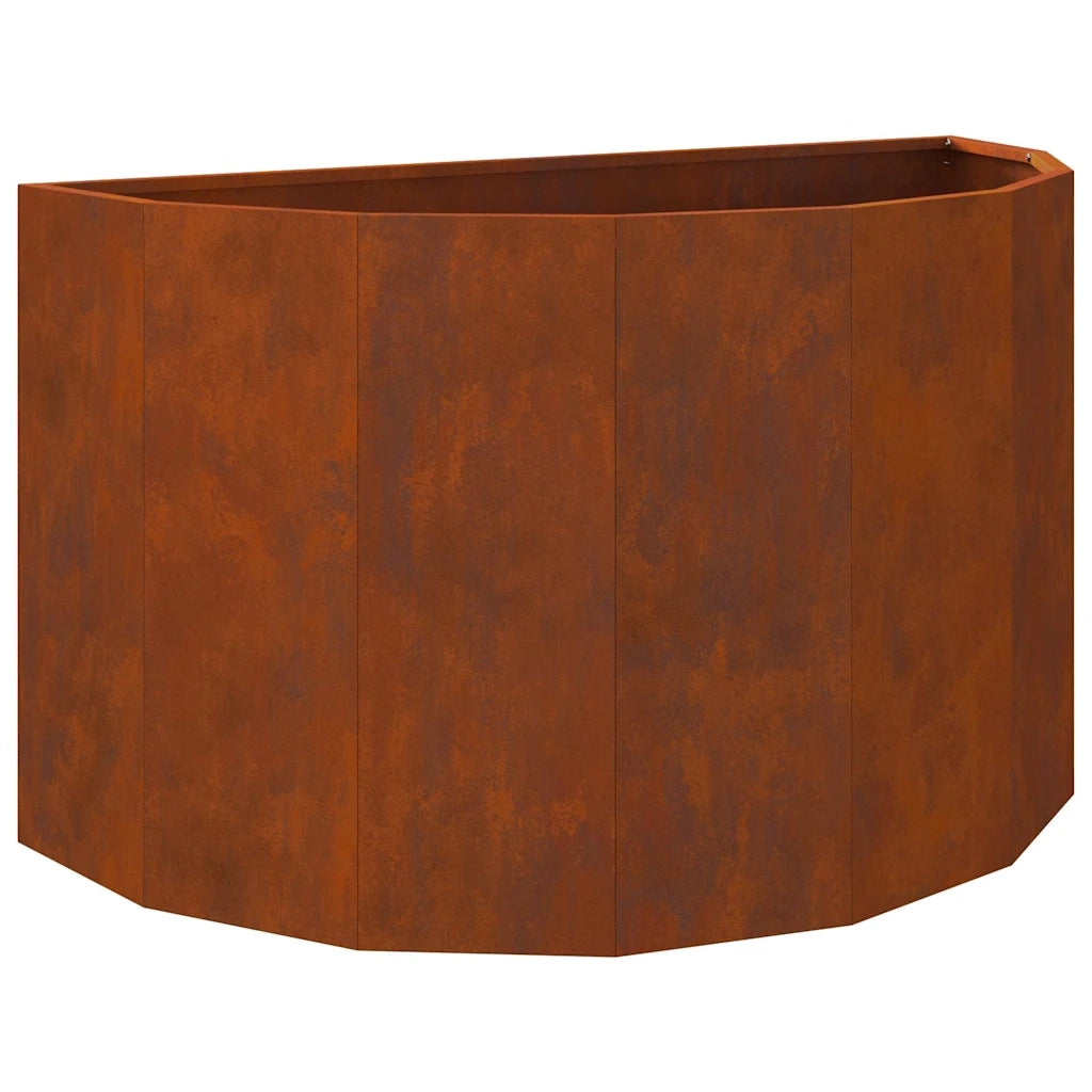 Fioriera Ruggine-Vaso-Contenitore per Piante 90 x 45 x 50 cm