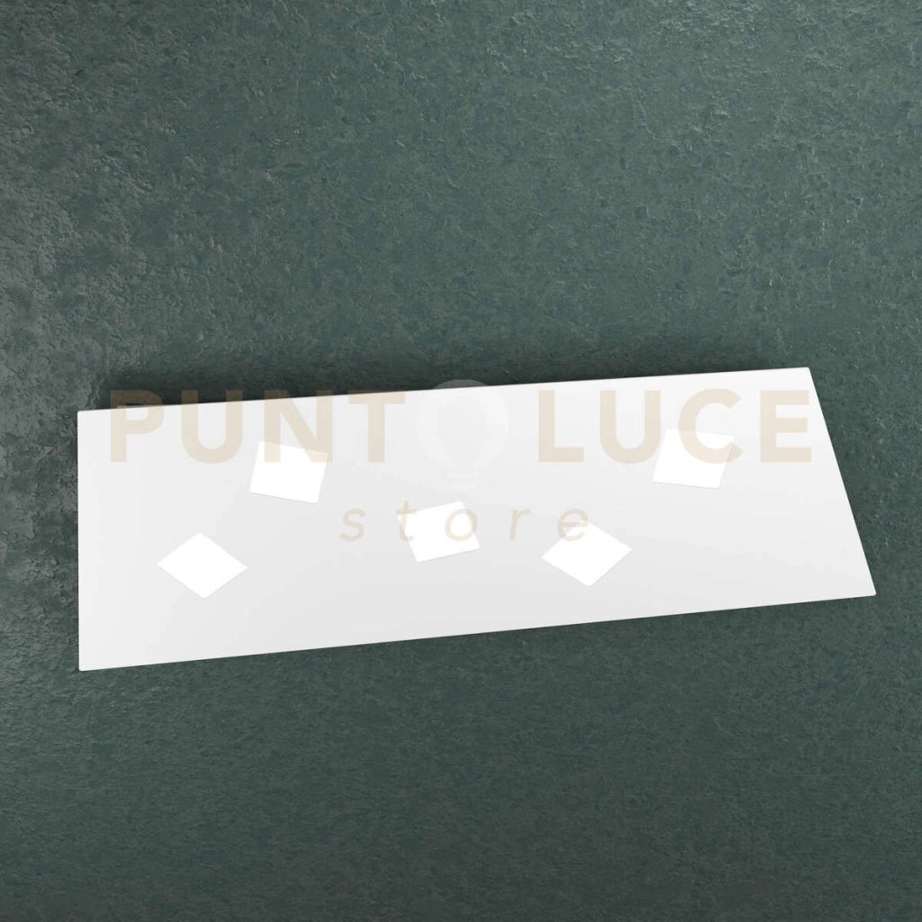 NOTE APPLIQUE PLAFONIERA 5 LUCI ATTACCO GX53 BIANCO