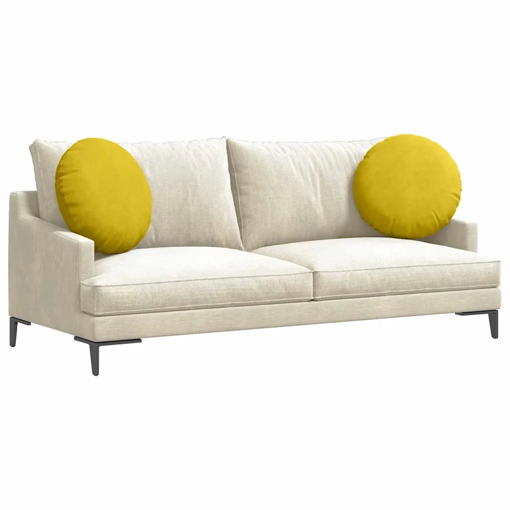 Cuscini per Seduta 2 pz | Cuscini per sedie Giallo ?50 x 19 cm Velluto