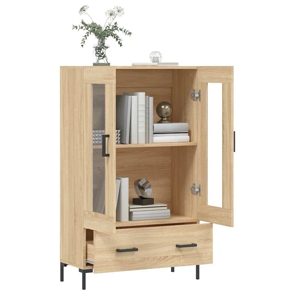 Credenza Rovere Sonoma 69,5x31x115 cm in Legno Multistrato 828303
