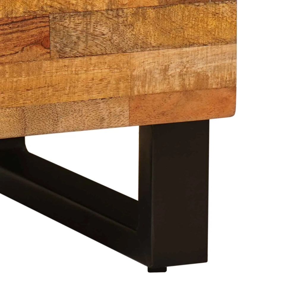 Mobile TV Marrone 80 x 33 x 46 cm Legno di mango massello 4018313