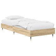 Letto singolo | Letto per adulti | Struttura del letto Rovere Sonoma 80 x 200 cm