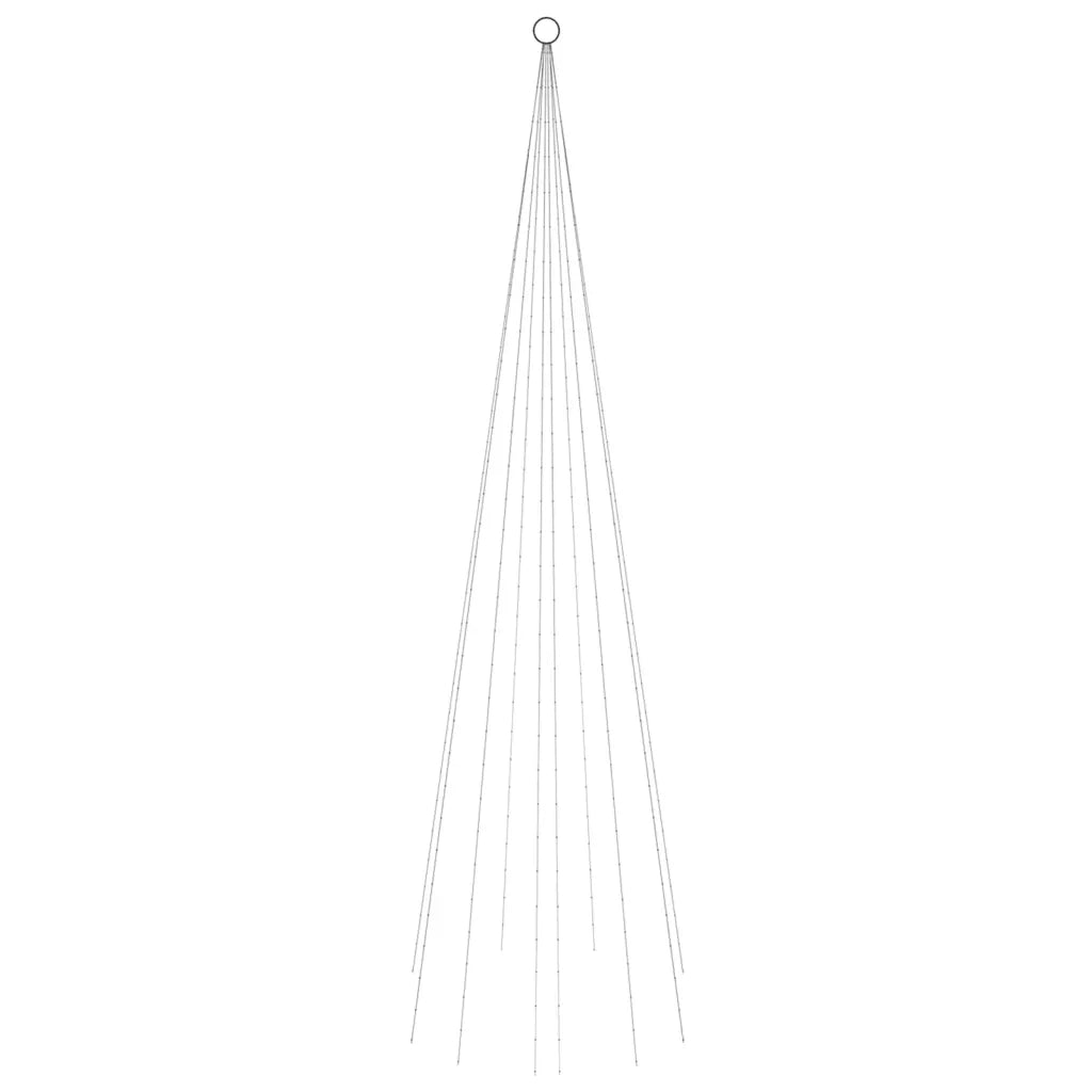 Albero di Natale Pennone Blu 310 LED 300 cm 343524