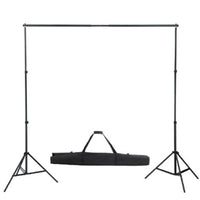 Kit studio fotografico completo + sfondo verde seamless 3x3 mt studio fotografico professionale 1802011/4