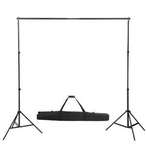 Kit studio fotografico completo + sfondo verde seamless 3x3 mt studio fotografico professionale 1802011/4