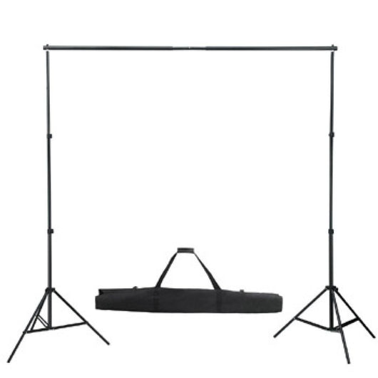 Kit studio fotografico completo + sfondo verde seamless 3x3 mt studio fotografico professionale 1802011/4
