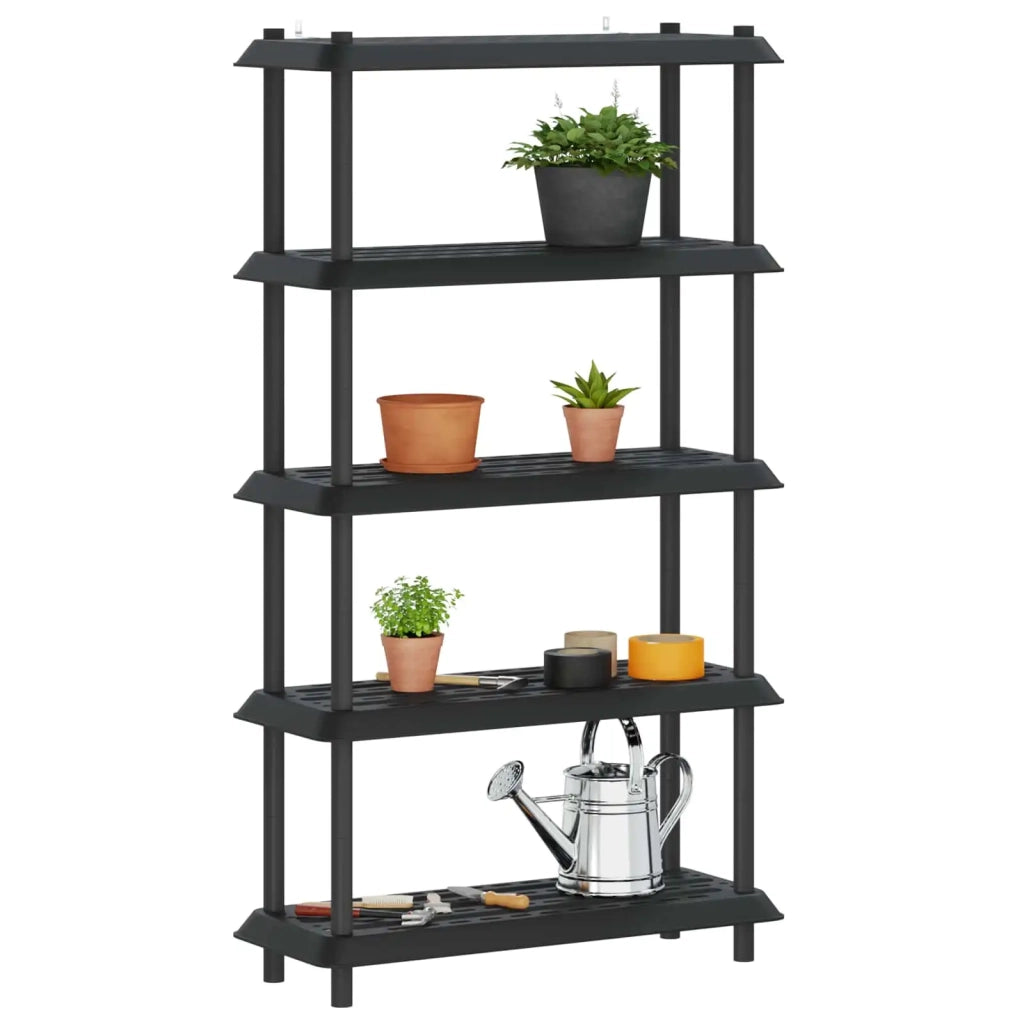 Unità di scaffalatura 5 livelli 100 x 40 x 177 cm PP Antracite 8011752