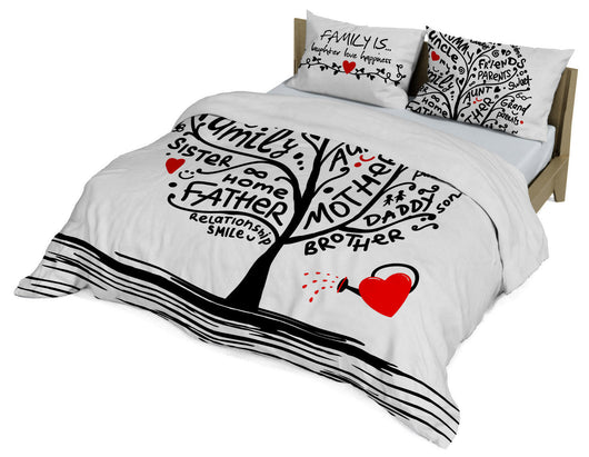 Copripiumino Matrimoniale con Federa Stampato Shine 03