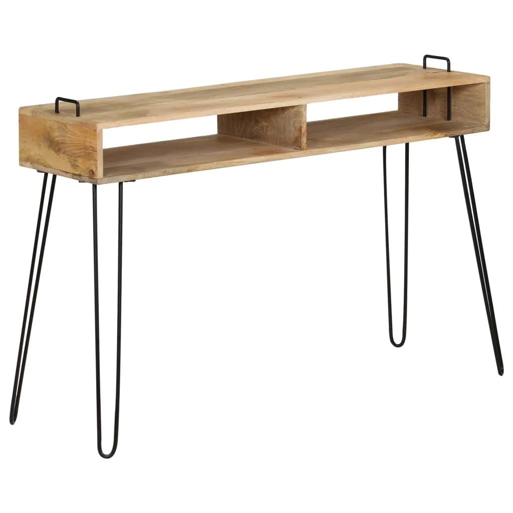 Buffet credenza mobiletto consolle mobile contenitore legno massello di mango 115 cm 4402227