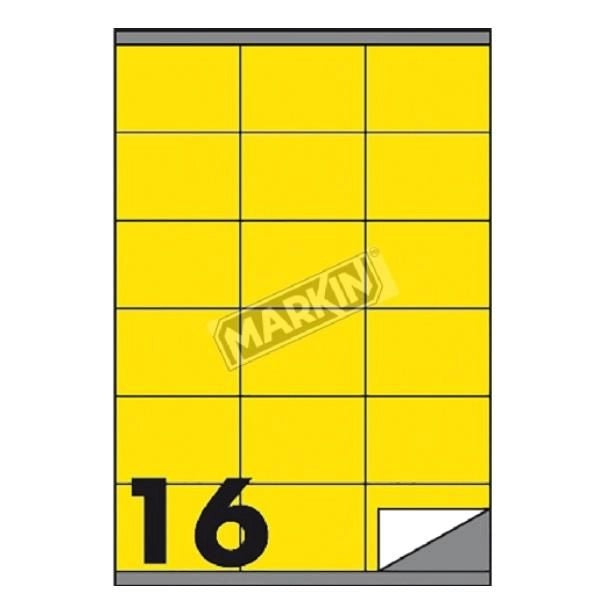 Cf1600 etichette    105x36 giallo - X210C501GI